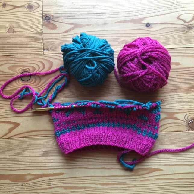Wolle Strickblog Mütze Glücksfrosch