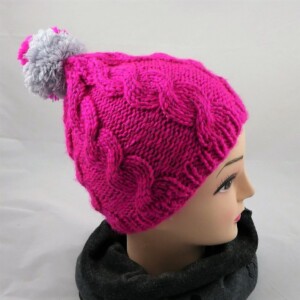 Mütze pink reflektiert