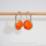 Ohrringe orange resin