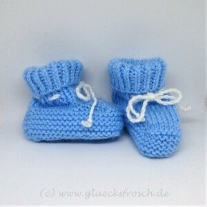 babyschuhe hellblau