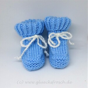 Babyschuh hellblau