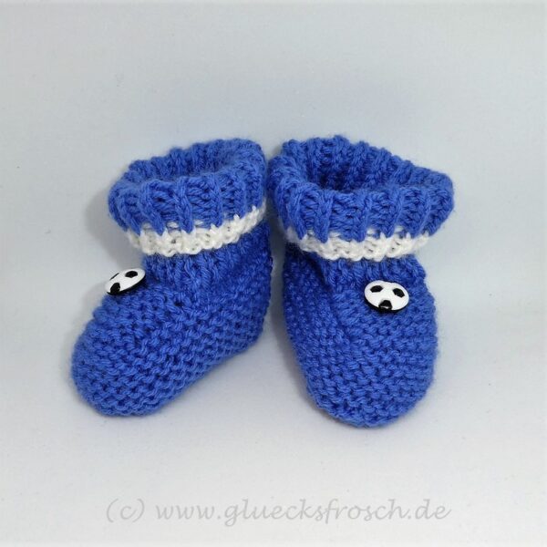 babyschuhe blau fußball