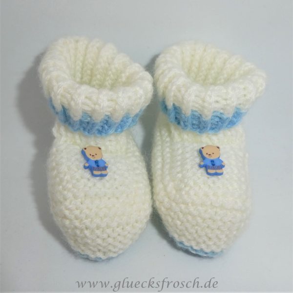 Babyschuhe mit Teddybär