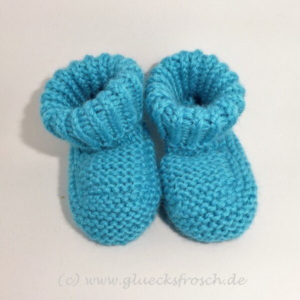 Babyhandschuhe, türkis, superweich