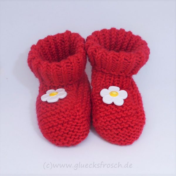 rote babyschuhe