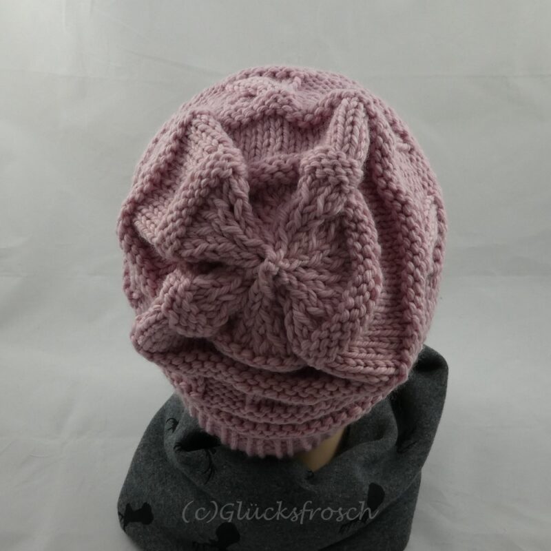 Mütze, Beanie in rosa