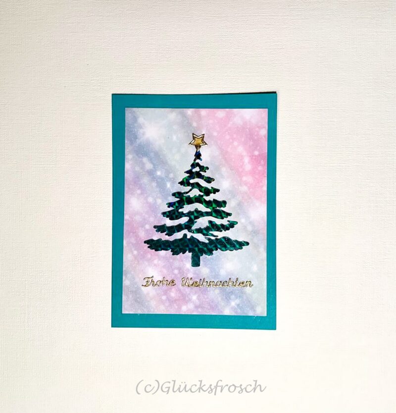 Weihnachtskarte Tannenbaum