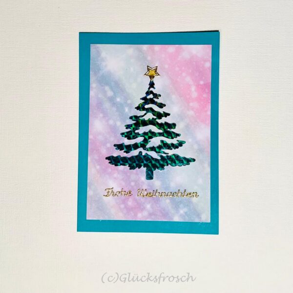 Weihnachtskarte Tannenbaum