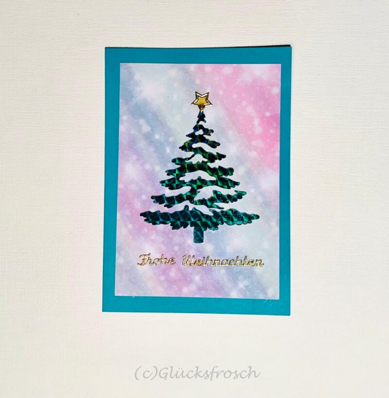 Weihnachtskarte Tannenbaum