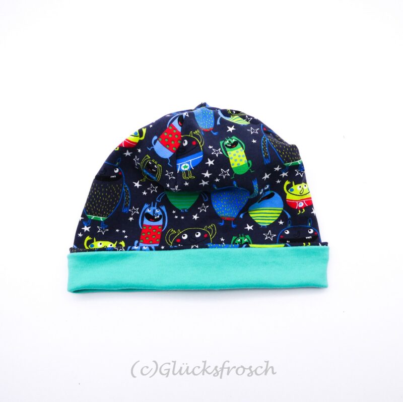 Benie dunkelblau Monster
