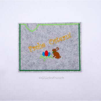 Schokoladenhülle, für Schokoriegel Danke, Ostern