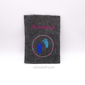 Mutterpass dukelgrau Füsse