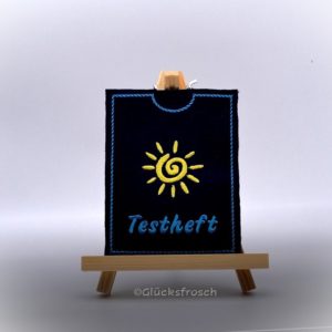 Testheft, Filz, Corona, Schule