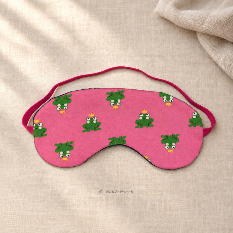 Schlafbrille Frosch mit Krone